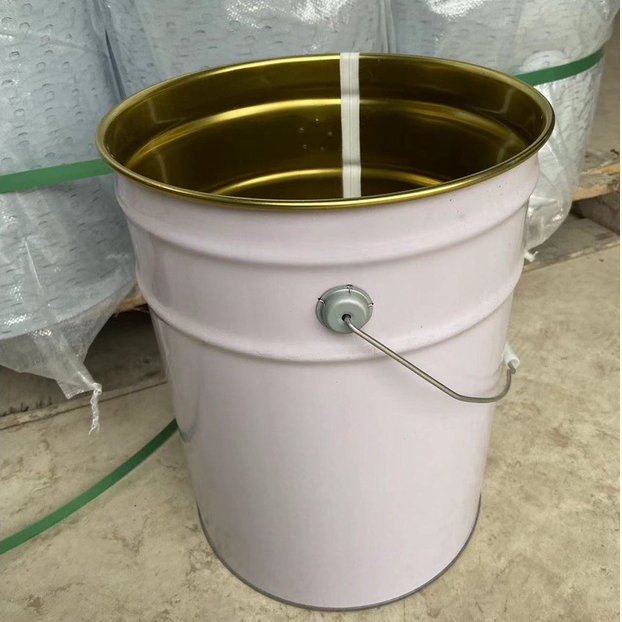水桶 鐵桶 提水桶 桶子 桶 油漆桶 鐵皮桶 分裝桶 垃圾桶 水桶 家用 手提桶18升20L加厚花籃 涂料油漆桶 金屬桶