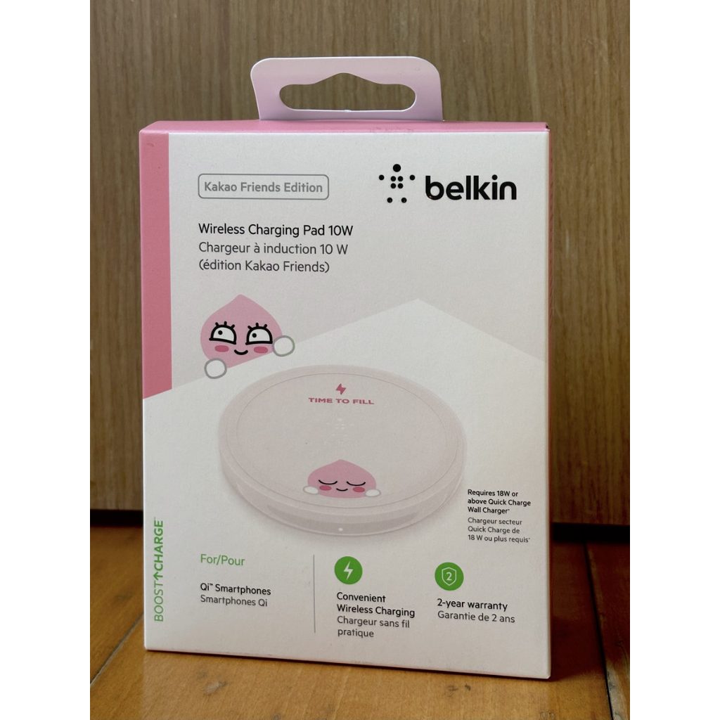 Belkin 貝爾金 10W  無線充電座 無線充電盤 （kakao版）