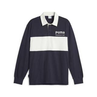 PUMA 長袖POLO 流行系列P.Team長袖Polo衫(M) 男 62520516 藍 現貨