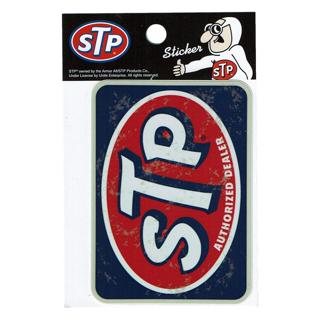 ST039 STP LOGO OLD 02 STICKERS 仿舊 防水 貼紙 車貼 安全帽貼 (1入) 化學原宿