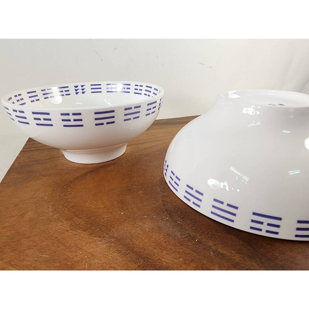 7吋純白麵碗 湯品碗 可以客製釉上燒製圖樣另洽客服