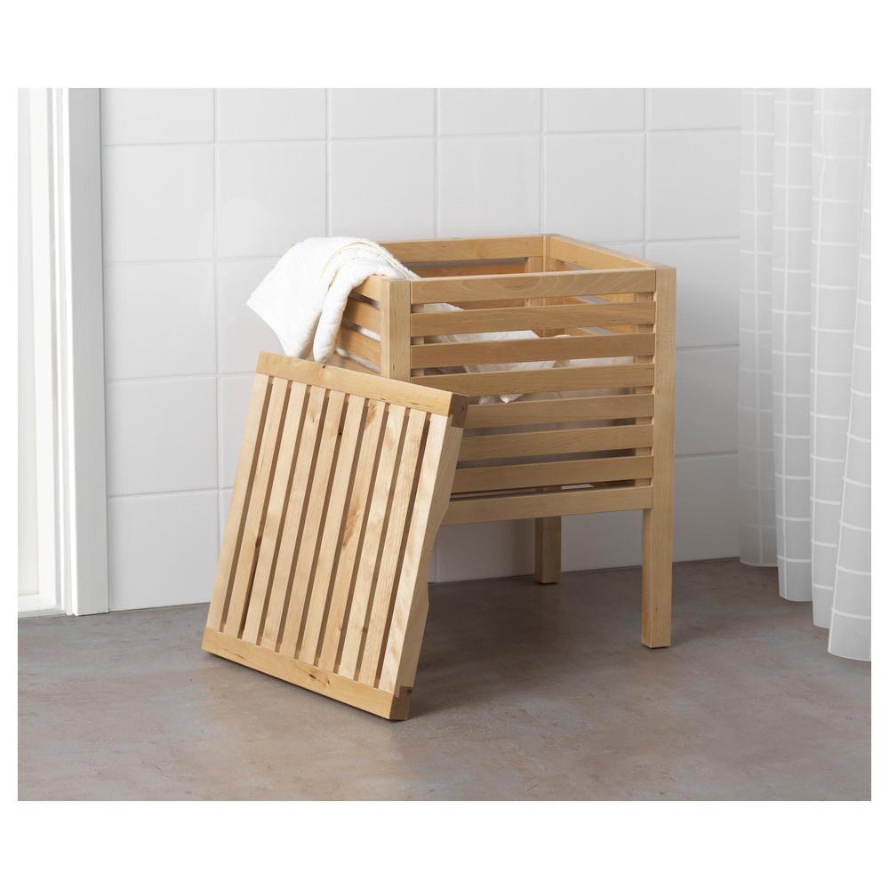 絕版品/北歐LOFT風格IKEA宜家MOLGER實心樺木收納椅凳收納櫃邊櫃/37x37x50/二手八成新/特$1980