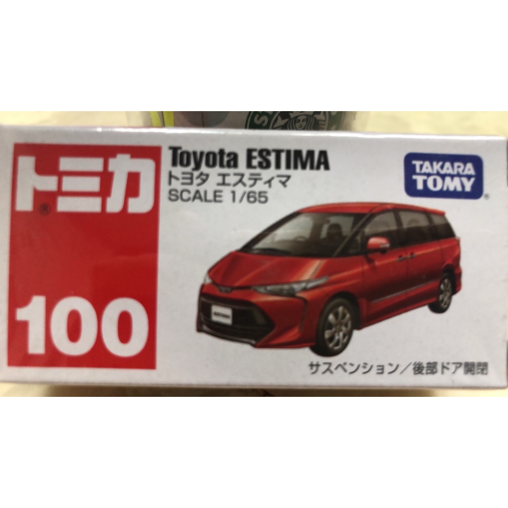 【合川玩具】現貨  TOMICA 多美小汽車 NO.100 豐田ESTIMA
