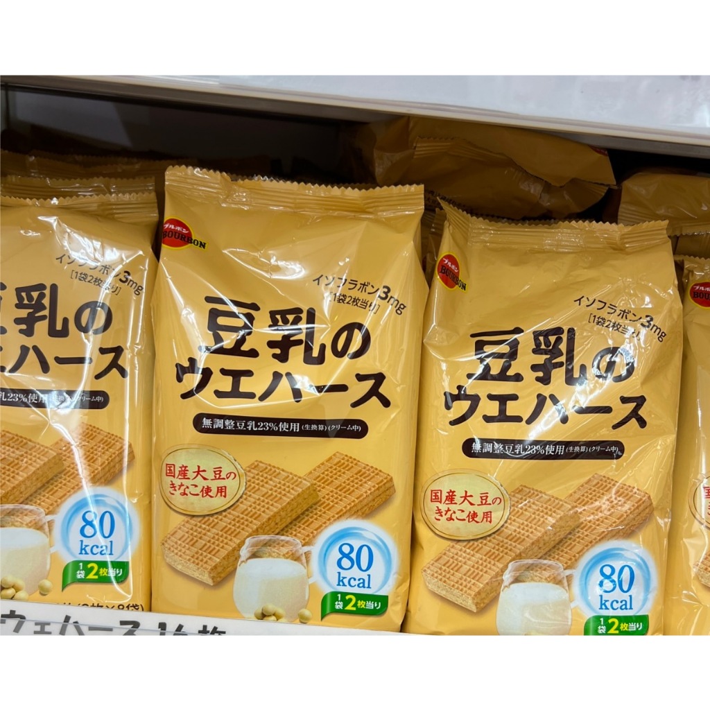 IU日本當地連線豆乳威化夾心餅日本零食 進口零食 百菓屋 豆乳夾心 豆乳餅