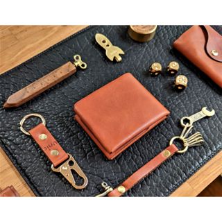 UNIC經典鉚釘四卡短夾 /Compact Wallet/ 皮夾【可客製化】