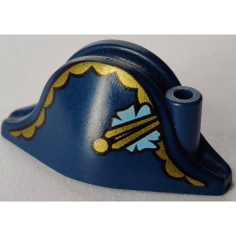 樂高 2528 僅出現在 70412 深藍色 帽 帽子 頭飾 總督 艦長 船長 軍官 官兵 海盜 人偶 配件 絕版