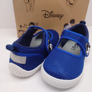 立足運動用品 童鞋 15號-20號 Disney迪士尼授權 米妮米奇 造型魔鬼氈室內鞋 D123473 藍