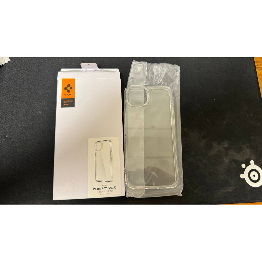 二手極新 Spigen iPhone 15 Plus Ultra Hybrid 透明空壓殼