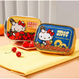 【Hello Kitty】水果罐頭收納包2入組 化妝包/收納包