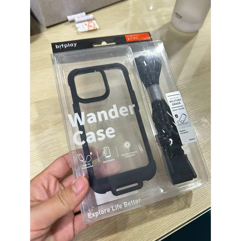Wander Case @bitplay 唉鳳手機殼+手機掛繩 IPhone13 pro適用手機殼+掛繩 現代 時尚耐摔