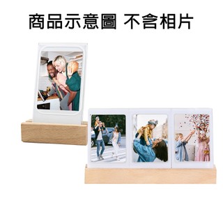 【電玩批發商】富士 FUJIFILM instax 配件 MINI 發光相框 3吋相框 底片 相片 立式 相框 木質底座
