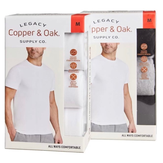 Copper &amp; Oak 男圓領 短袖 上衣 三件組 #139399
