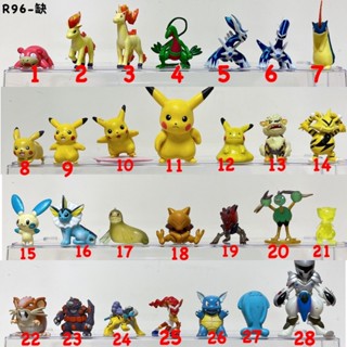 ♋魏玩具 R 96 中型 尾巴缺件 二手 小火馬 皮卡丘 帝牙盧卡 呆呆獸 伊布 凱西 白海獅 透明 寶可夢 神奇寶貝