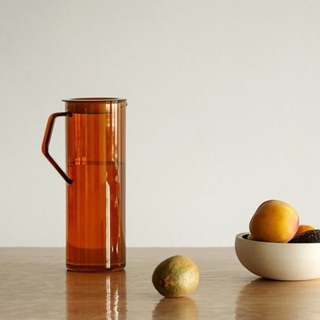 【日本KINTO】Cast Amber琥珀色耐熱玻璃水瓶-共2款《拾光玻璃》茶壺 咖啡壺