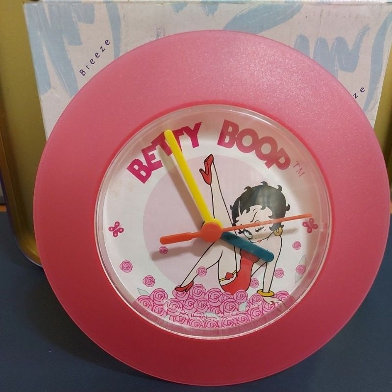 【收藏】BETTY BOOP 貝蒂娃娃 時鐘 2002 絕版