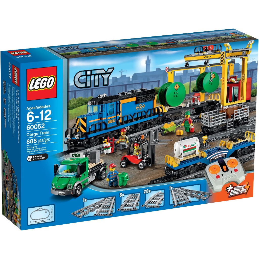 LEGO 60052 貨運列車《熊樂家 高雄樂高專賣》Cargo Train City 城市系列