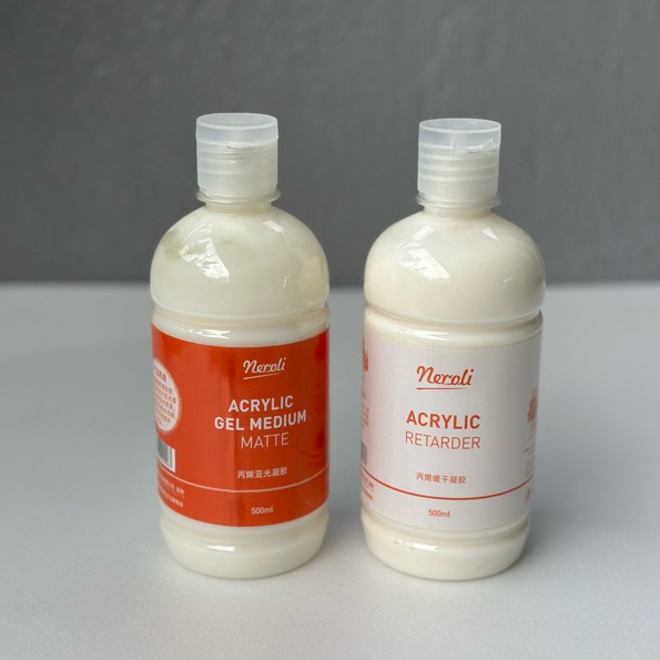 貝蒂丙烯顏料緩乾劑 透明保護漆 丙烯媒介劑 亞光凝膠