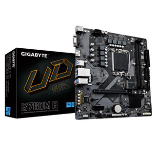 技嘉 B760M H【M-ATX】DDR5/1700腳位/主機板+美光 DDR5-5600 16G 記憶體 一支