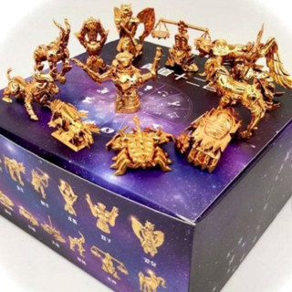 聖鬥士星矢 聖衣神話十二宮 12宮 整套盲盒 雕像 12星座聖鬥士 聖鬥士星矢聖衣神話十二星座雕像盲盒公仔模型