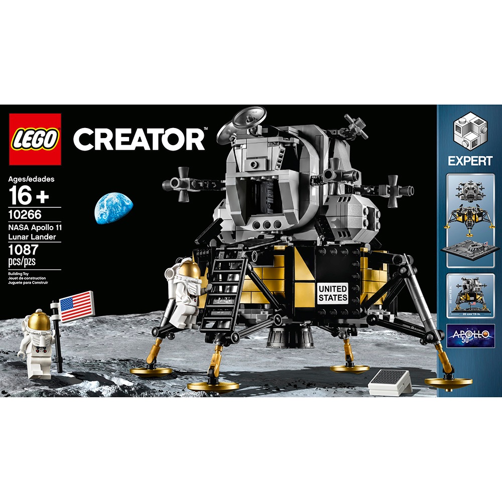 【LEGO】 樂高 積木 Creator Expert系列 NASA阿波羅11月球登陸 10266