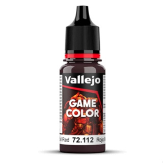 Vallejo AV水漆 遊戲色彩 邪惡紅色 17ml 貨號 AV72112