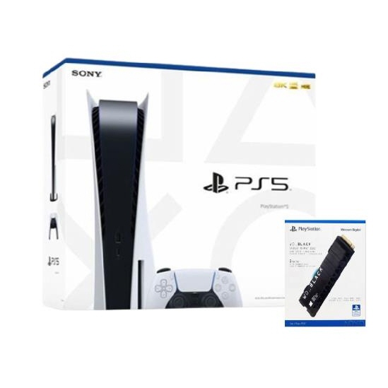 PlayStation 5 主機 + WD_BLACK SN850 NVMe SSD硬碟2TB 全新未拆封