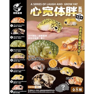 【MOVE】 (現貨) 動物星球 心寬體胖系列 第二彈 守宮 vol.1 豹紋 瘤尾 爬蟲 模型 公仔 盒玩 盲盒