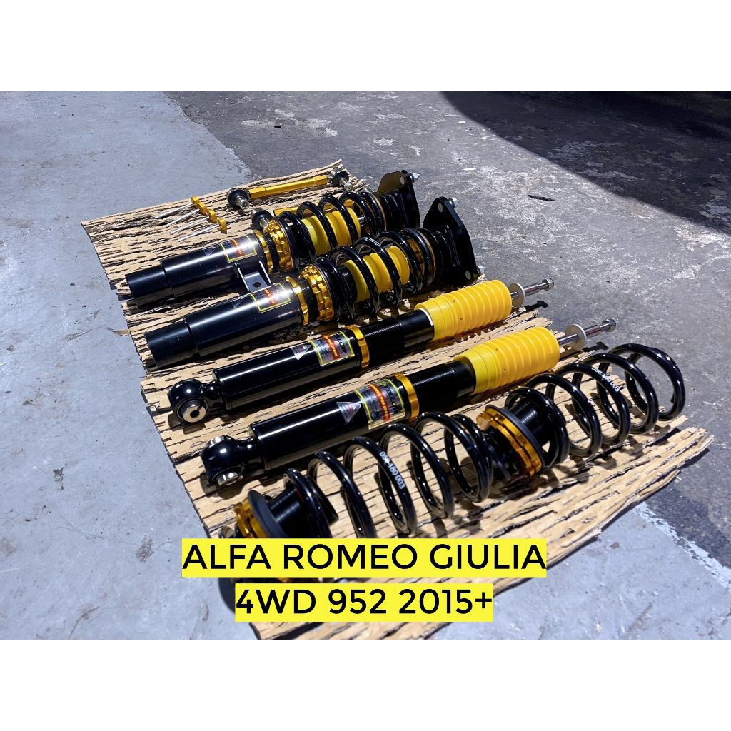 ALFA ROMEO GIULIA 4WD 952 2015+ YELLOW 33段可調式避震器 歐日系車種齊全 需報價