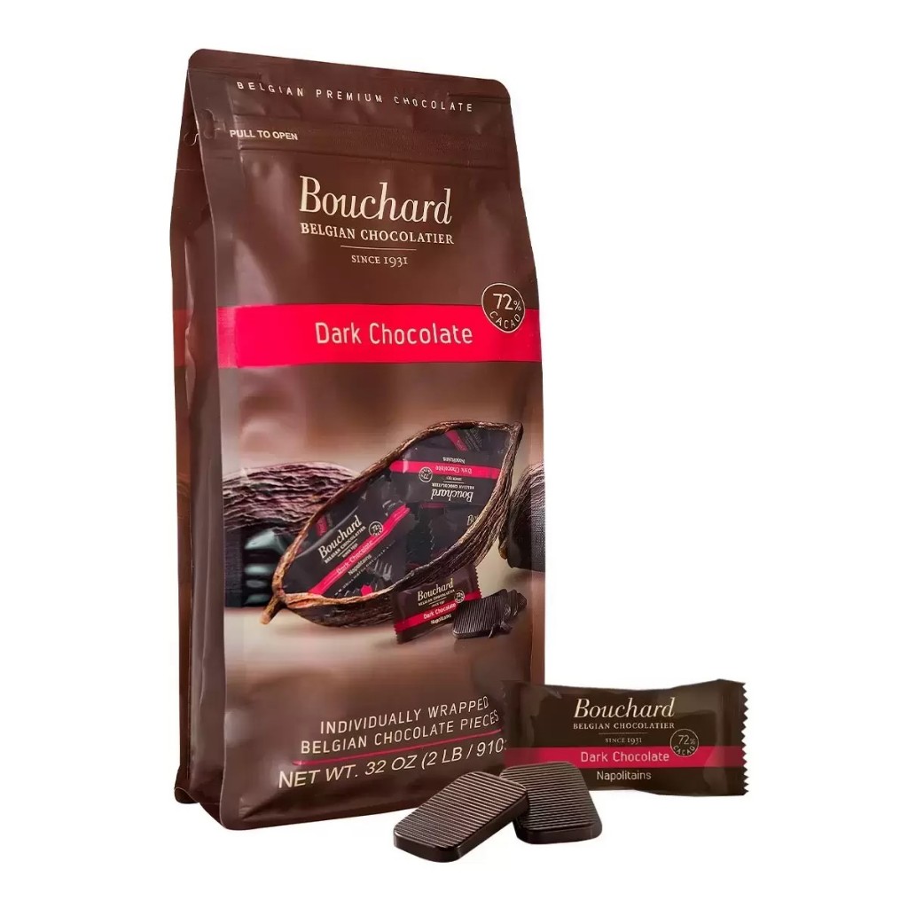 好市多代購-Bouchard 72% 黑巧克力 910公克