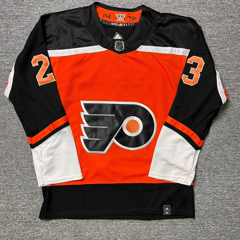 【𝐇𝟐𝐂】NHL冰球衣 Philadelphia Flyers 費城飛 人 oversize 美式復古 hiphop球衣