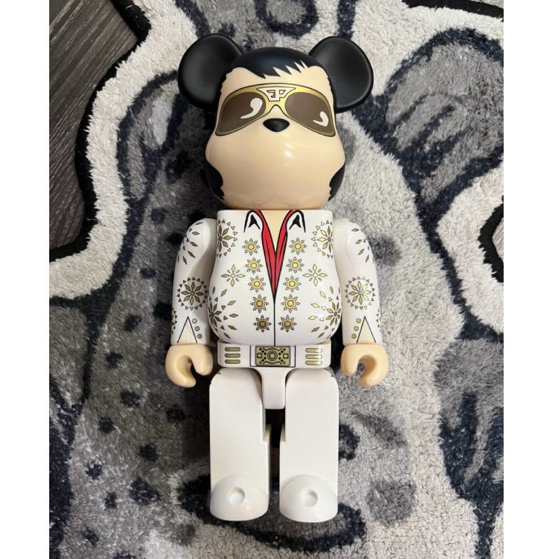 BLS • 無盒 be@rbrick 400% 貓王 Elvis presley 庫柏力克熊 bearbrick