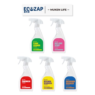 ECOZAP | 易可潔專用清潔濃縮膠囊 (入門組) 兩入組 廚房 地板 車用 衛浴 抗菌清潔劑