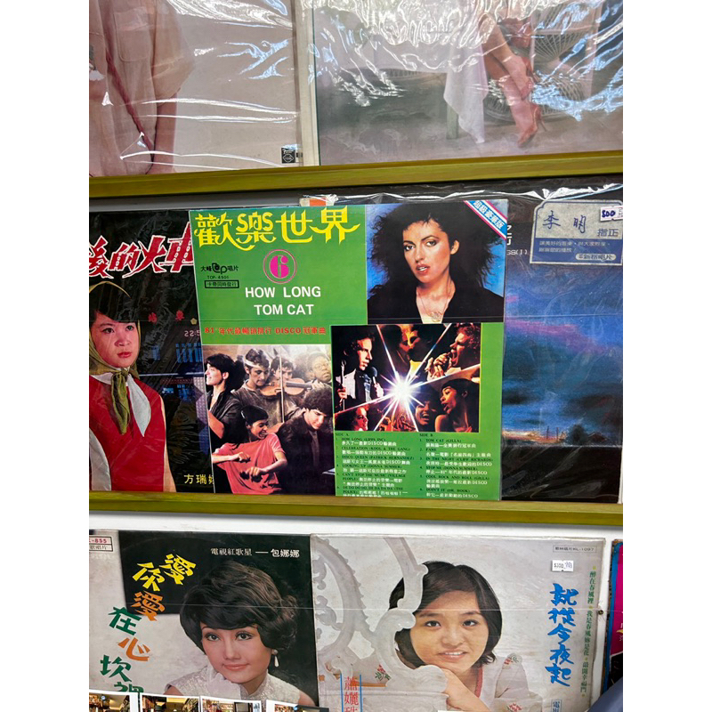 台灣版 1981年代最暢銷排行 DISCO冠軍曲 早期 英文黑膠唱片「歡樂世界 6」迪斯可女王/LP已清洗 唱盤機試播