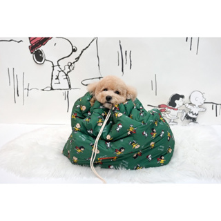 🐶BOBO_PET🐶韓國代購 預購 新款snoopy雙面保暖睡袋 寵物睡袋 寵物毯子 寵物坐墊 寵物睡墊