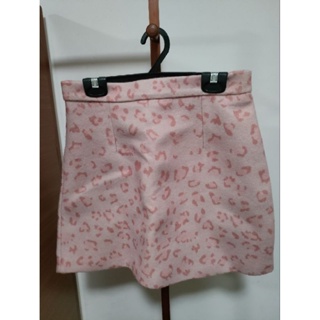 Ruby粉色豹紋短裙
