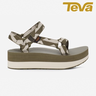 【TEVA】正品 女 Original Flatform Universal厚底織帶涼鞋綠TV1008844BBOV