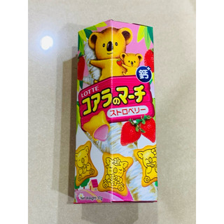 LOTTE 樂天 草莓小熊餅乾 37g（隨機出貨）