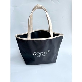 Govida帆布袋黑色滾邊手提袋收納袋整理袋出差旅行便攜有現貨