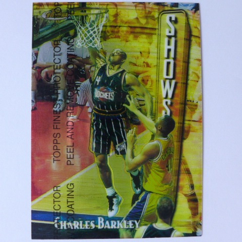 ~Charles Barkley/巴克利~名人堂:惡漢 1998年FINEST金屬設計.NBA籃球卡