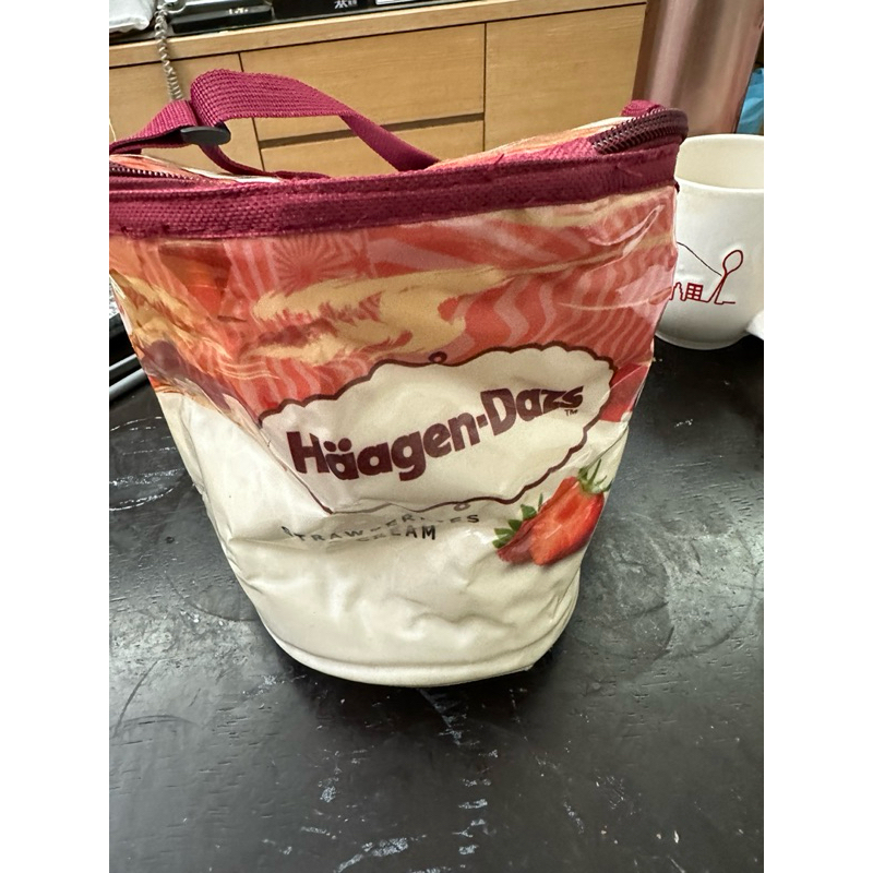哈根達斯 草莓款保冷袋