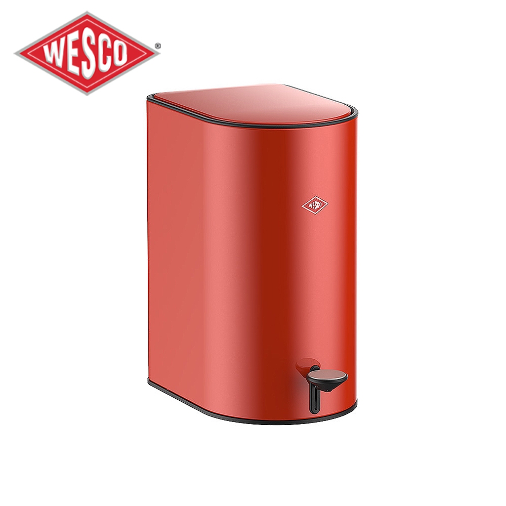 【WESCO】U型垃圾桶9L-紅