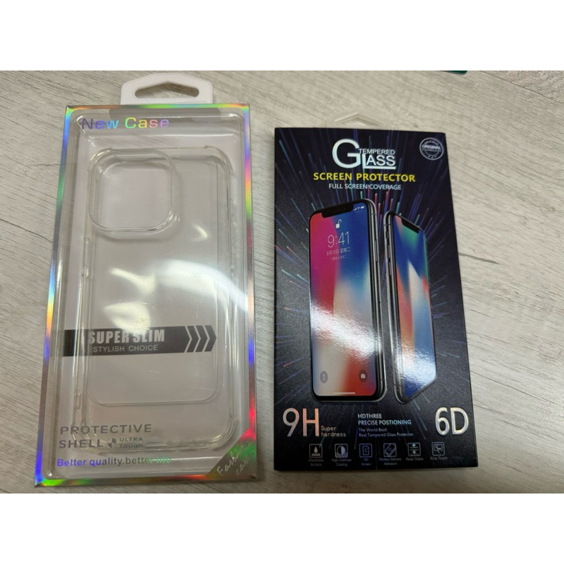 iphone 15 pro透明手機殼 9H全滿版高清鋼化保護(YOMIX優迷）