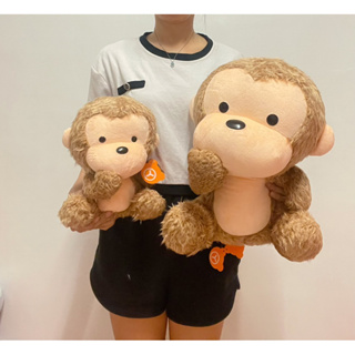 可愛猴子娃娃 小猴子玩偶 抱枕 生日禮物 聖誕交換禮物