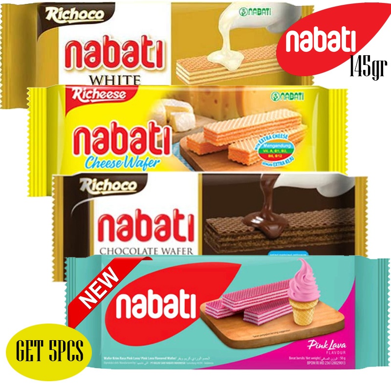 印尼 威化餅 Nabati Wafers 起司 巧克力 牛奶 餅乾