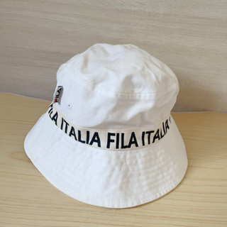 休閒帽💕DA💕（二手）Fila FILA白色帽子 漁夫帽 休閒帽