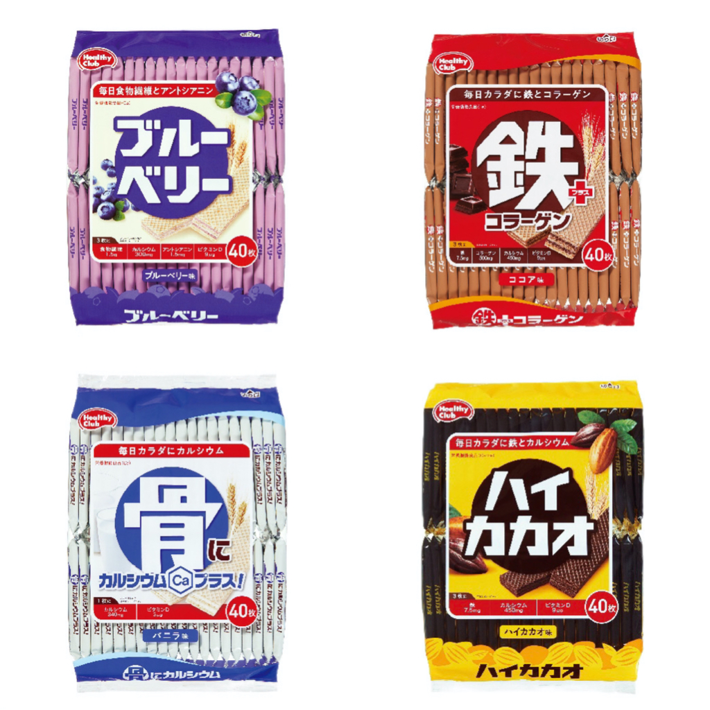【哈馬達】日本零食 Hamada 哈瑪達威化餅乾系列(藍莓/鐵/骨/可可/水果)