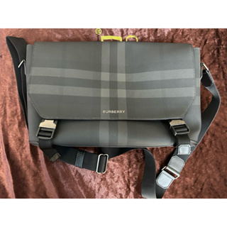 Burberry Wright包 大號 側背包 郵差包 代購正品