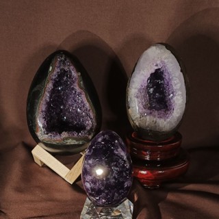 紫水晶 帝王紫 esp 大牙 強火光 恐龍蛋 球花 綠碧璽 鈦金 錳礦