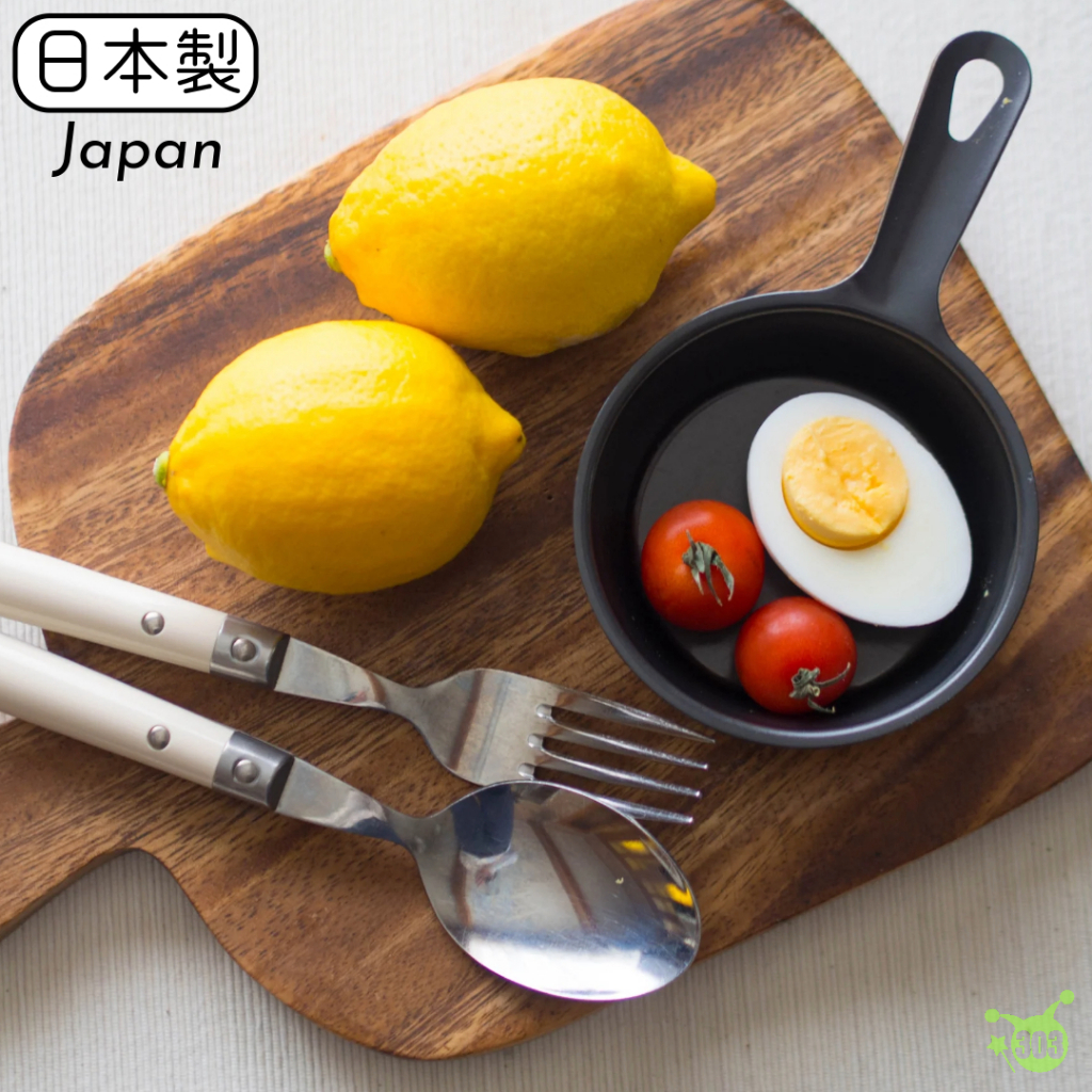 日本製 小煎鍋 烘蛋鍋 露營鍋 鐵鍋 烤盤 煎鍋 食物擺盤鍋  2入