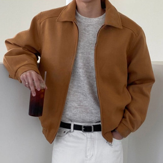 【Metanoia】韓國設計 翻領短版羊毛夾克外套